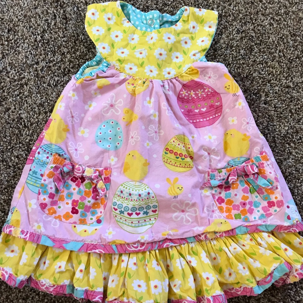 24 month jelly the pug Easter dress